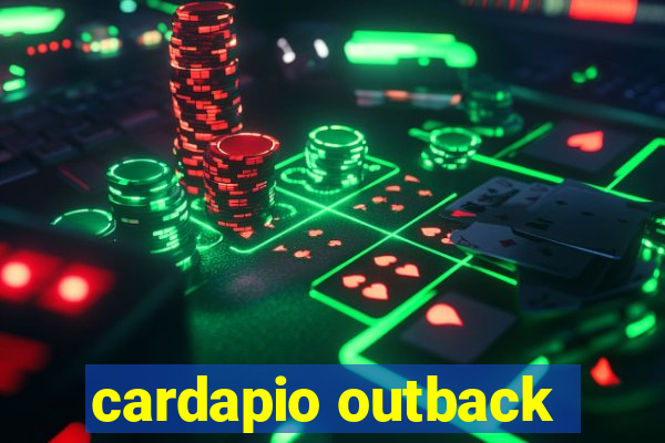 cardapio outback